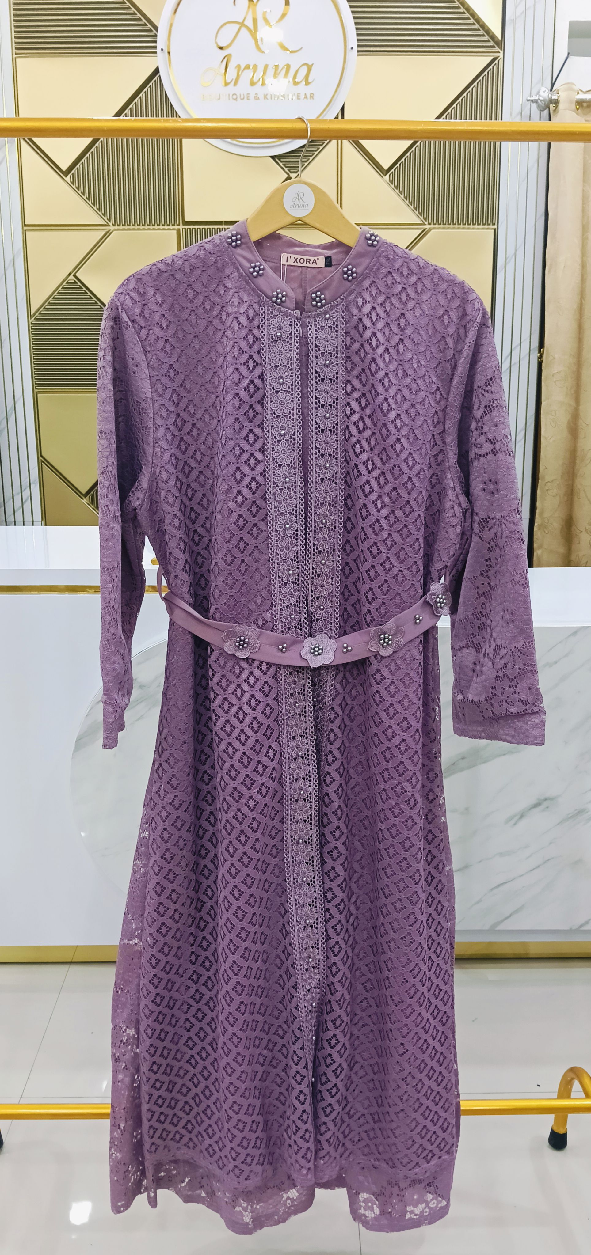 Dress berukat ixora tali