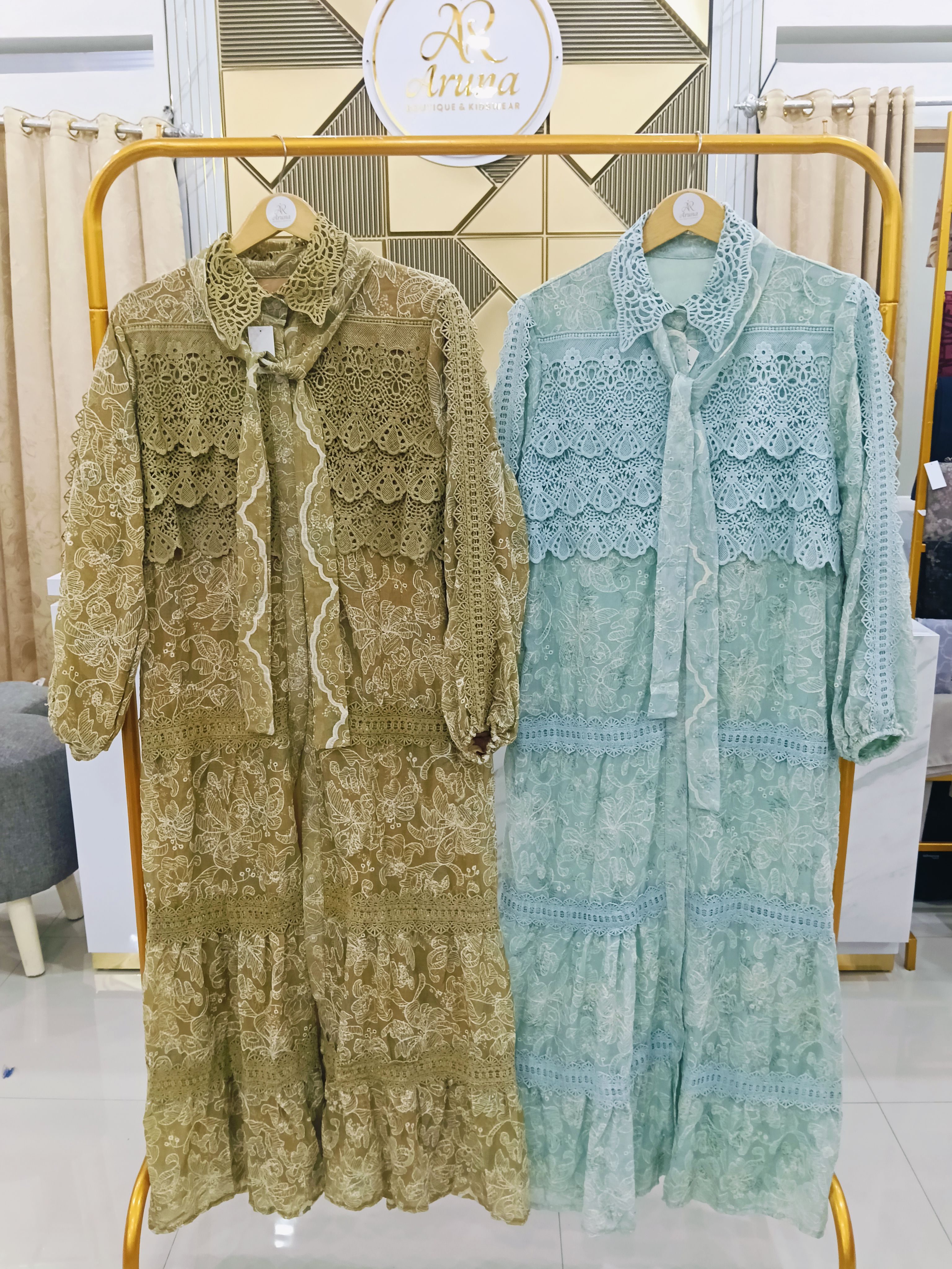 Dress umpak renda