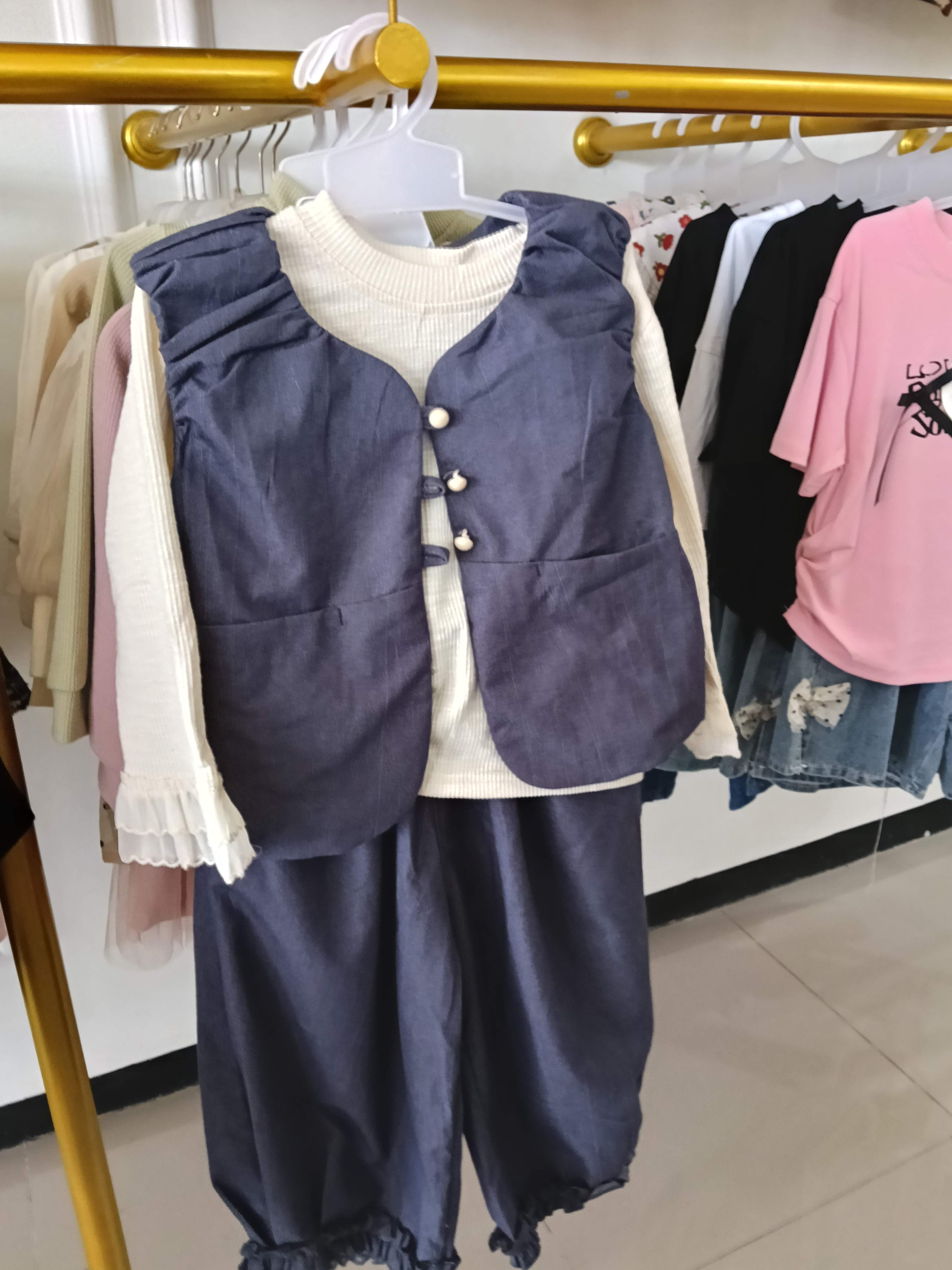 Set jeans vest