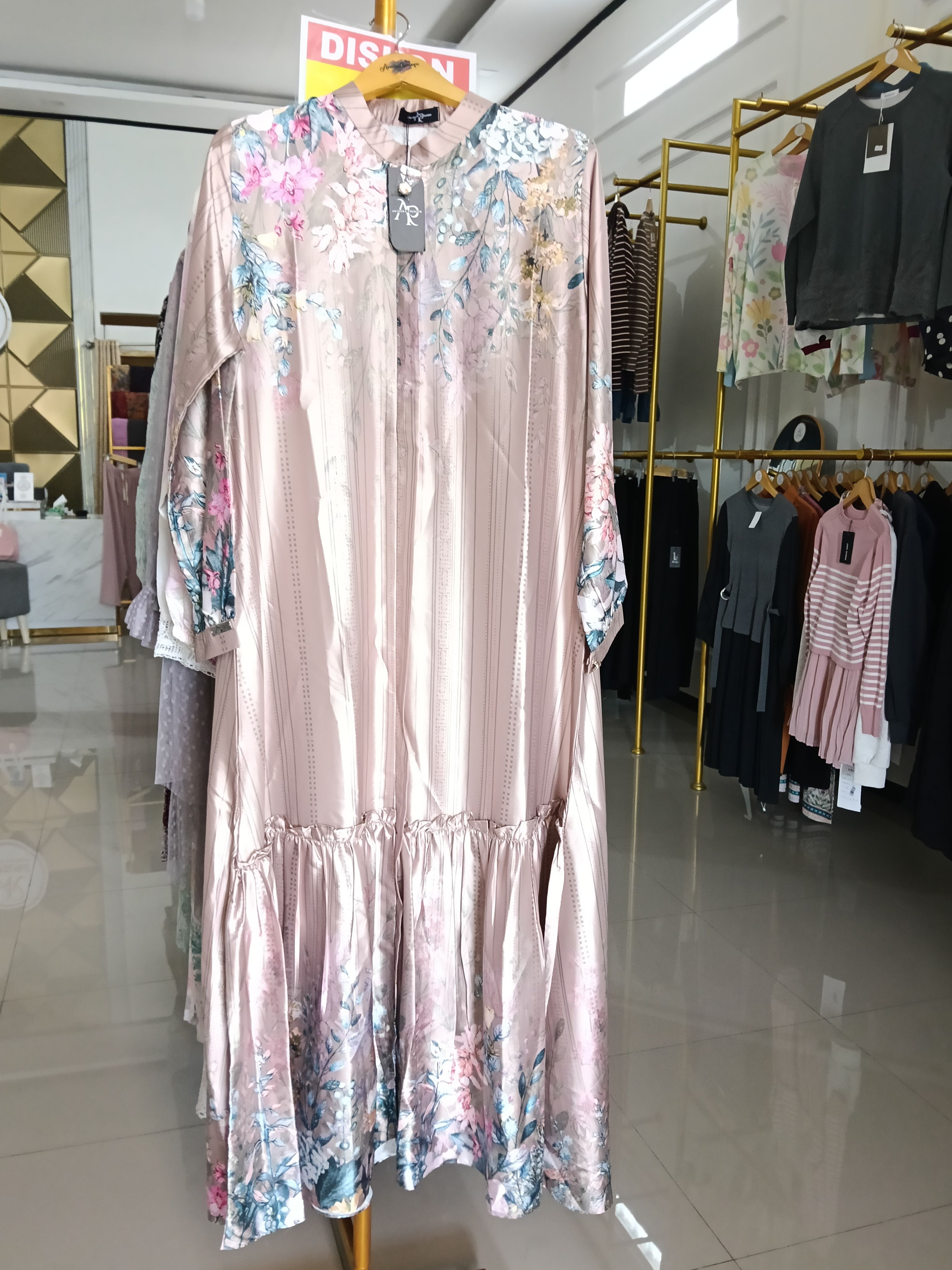 Dress outer bunga